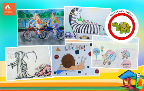 Autobusų stotelių paviljonus papuoš piešinių konkurso nugalėtojų darbai