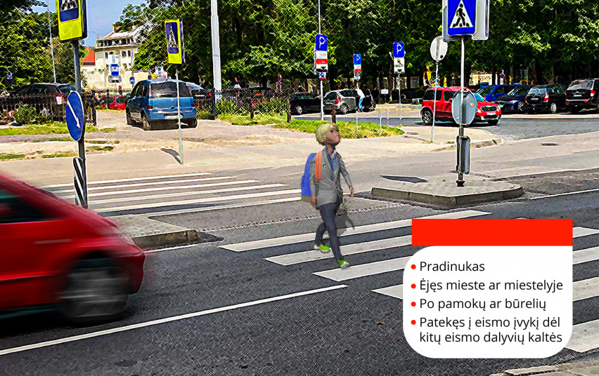 Artėjant mokslo metams: nepilnamečių, nukentėjusių keliuose, paveikslas ir patarimai eismo dalyviams