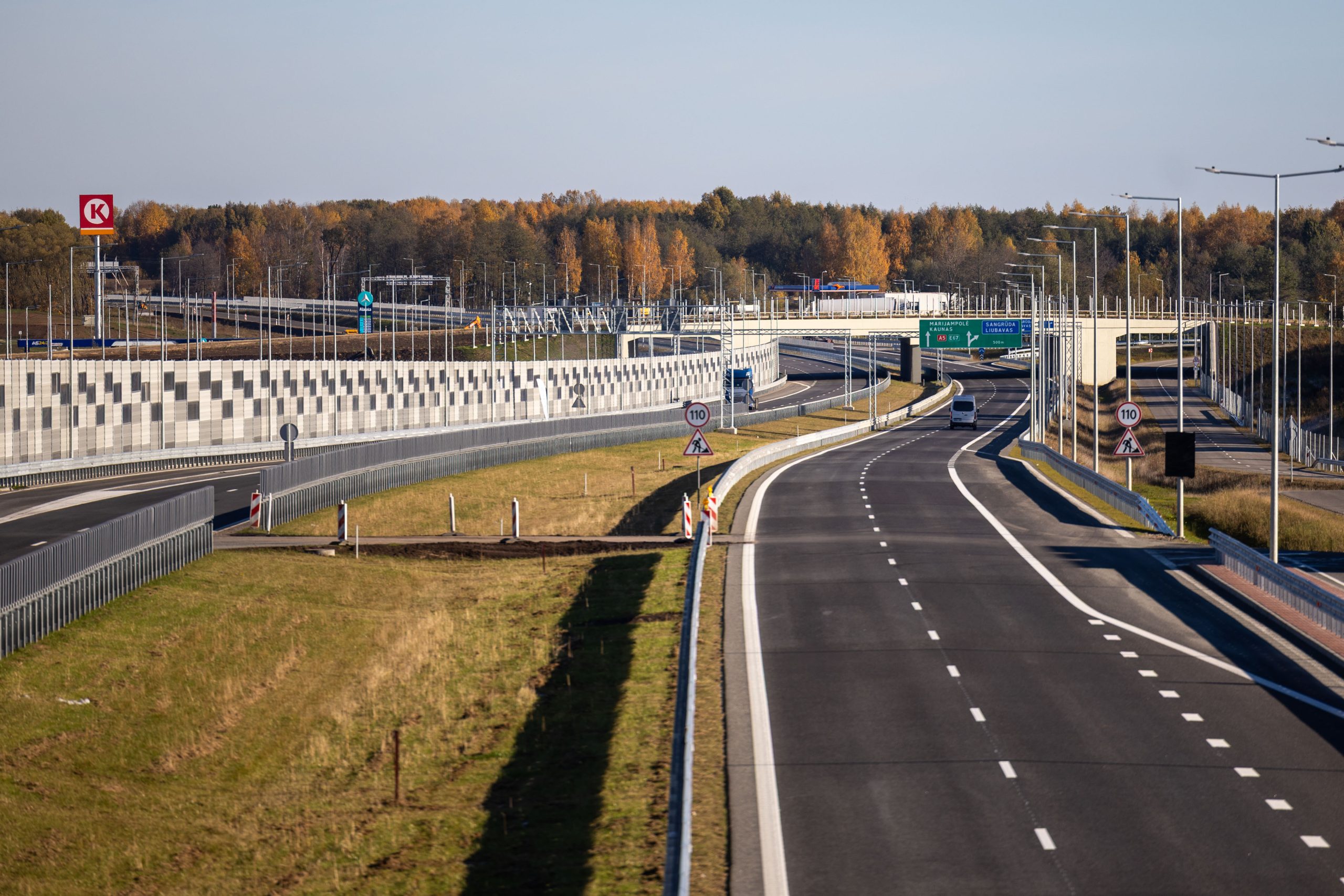 Via Baltica sections linking Lithuania and Poland joined together